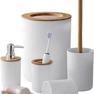 Bathroom Accessories Set, 6 Pieces