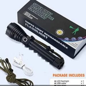 P90 LED Rechargeable Laser Flashlight
